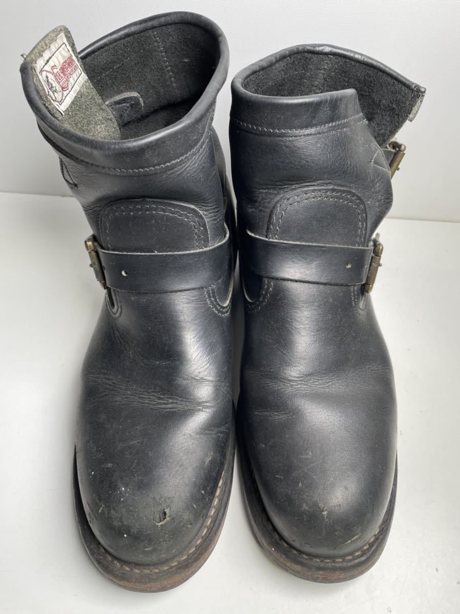 Chippewa チペワショートエンジニアブーツ 本革 エンジニアブーツ メンズ ブラック Vibramソール サイズ不明 80 チペワ 売買されたオークション情報 Yahooの商品情報をアーカイブ公開 オークファン Aucfan Com