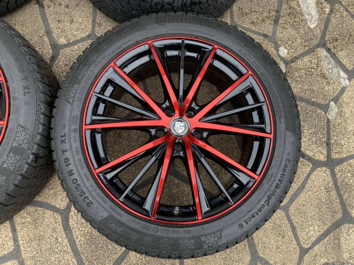 社外19インチホイール pcd114.3 235/50r19 シエナ アルファード 