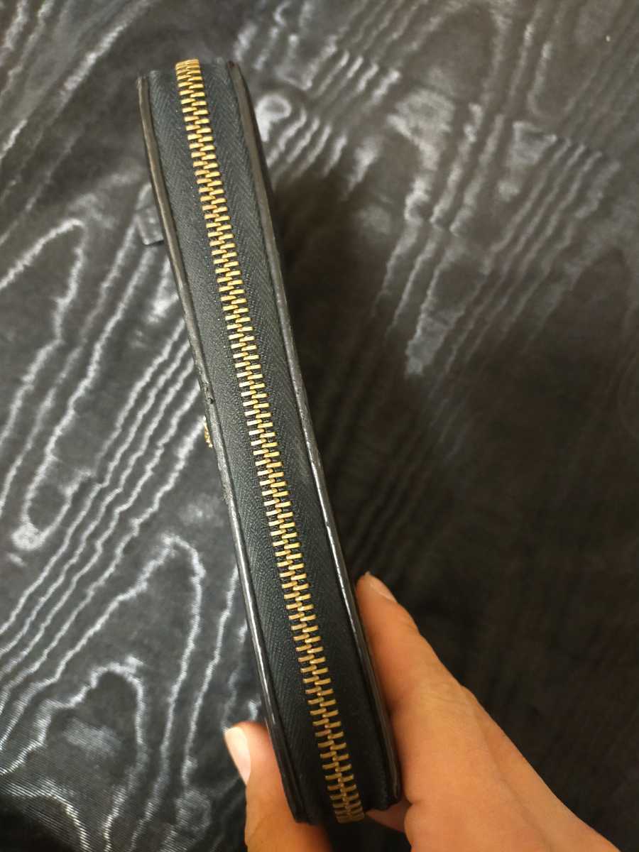 グッチ GUCCI メンズ レディース ラウンドファスナー 長財布 財布 黒
