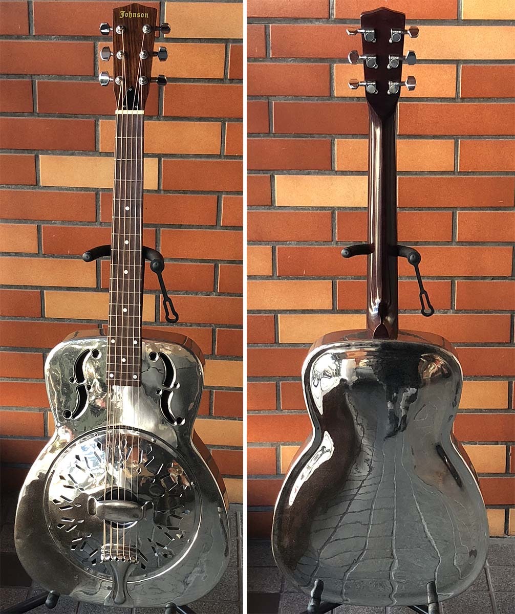 Johnson AXL-998 リゾネーター 神奈川県の中古楽器店 中古Johnson Yahoo!オークション ◎【Johnson AXL-998 リゾネーター　 ジョンソン メタルボディ】