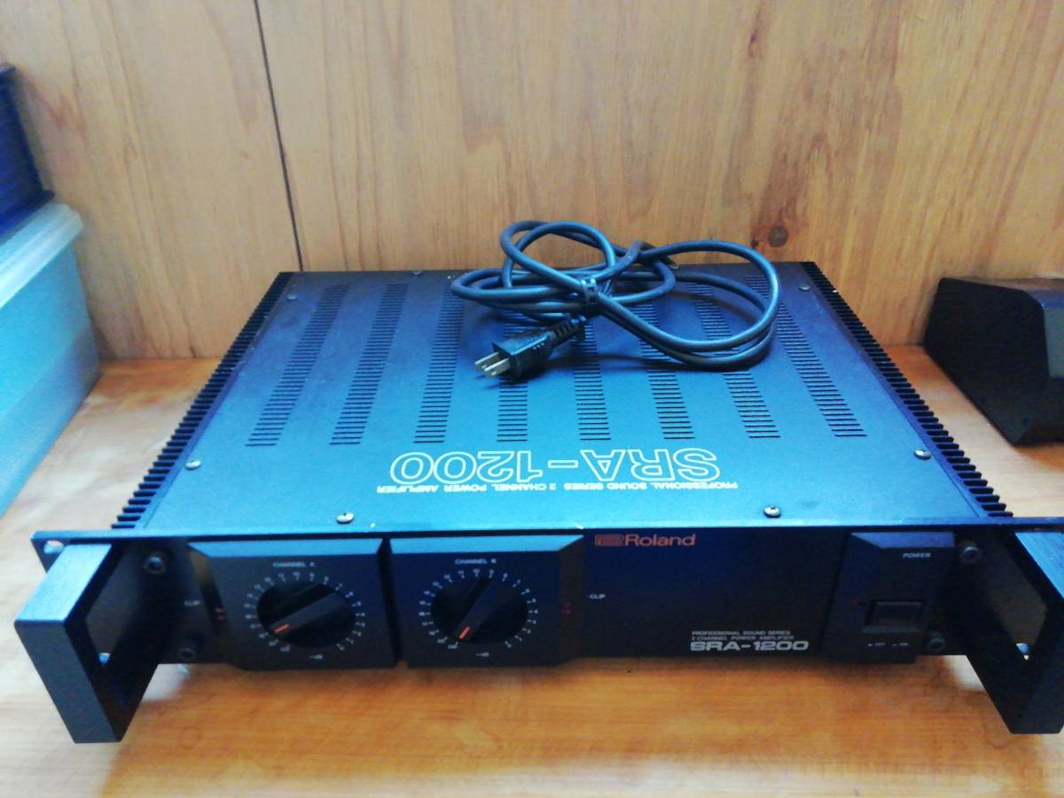 ☆ Roland ローランド SRA-1200 パワーアンプ 動作品☆ ROLAND/SRA