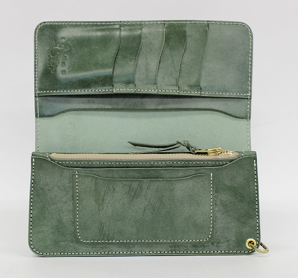 t9782/新品 革蛸 台形ロングブライドルレザーウォレット 財布