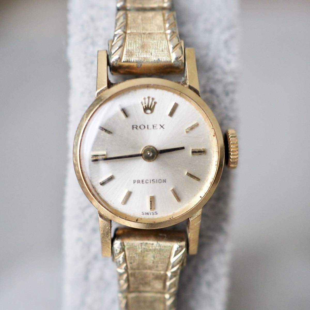 1円～ ROLEX ロレックス プレシジョン K18 750 金無垢 レディース 手 
