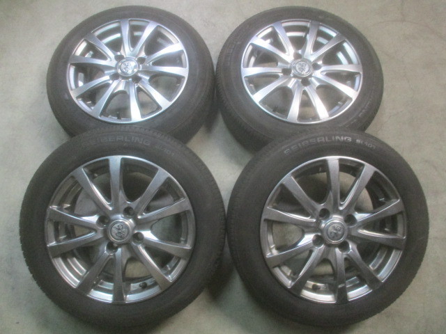 ◇9854 手渡し大歓迎!! T.R.G ムーヴ タント ワゴンR N-BOX 等 14インチ 5.5J +38 アルミホイール 155/65R14