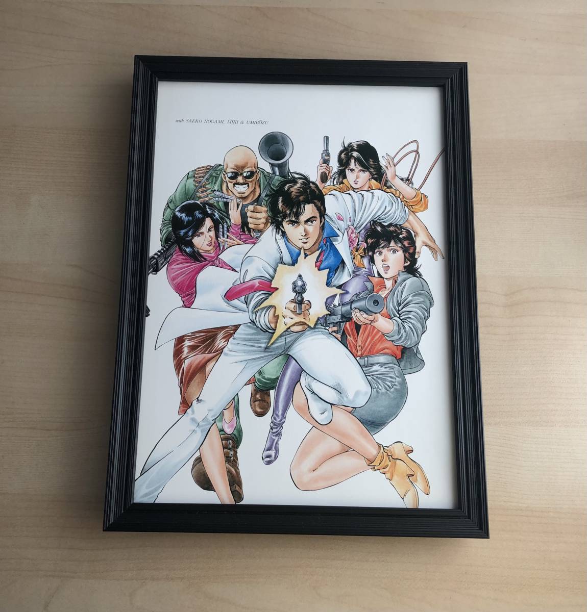 Kj 額装品 北条司 シティーハンター イラスト サイズ額入り ポスター風デザイン 漫画 コミック キャッツアイ 野上冴子 印刷物 売買されたオークション情報 Yahooの商品情報をアーカイブ公開 オークファン Aucfan Com