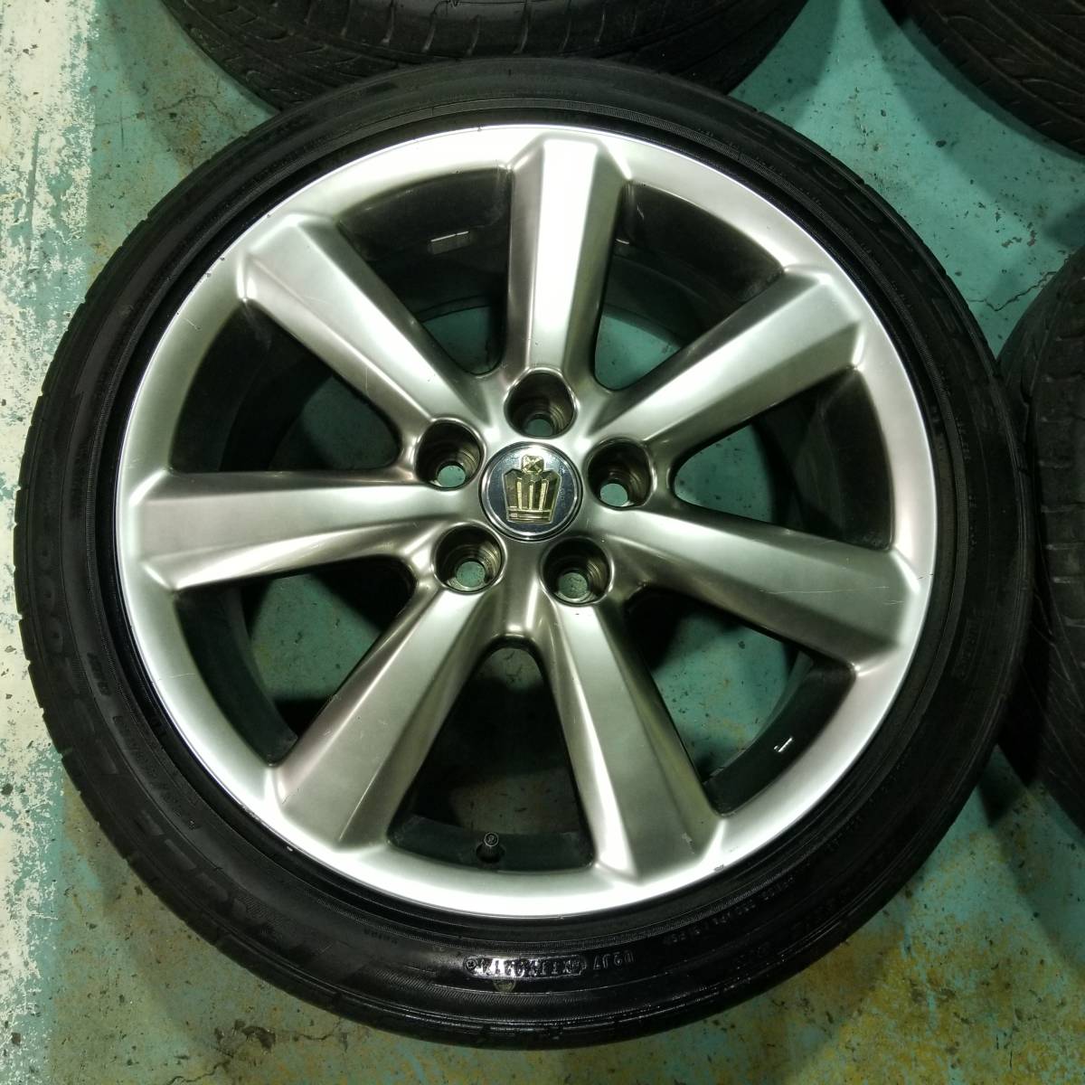 18系 クラウン アスリート 純正 18インチ 8J +50 225/45R18 LS2000 