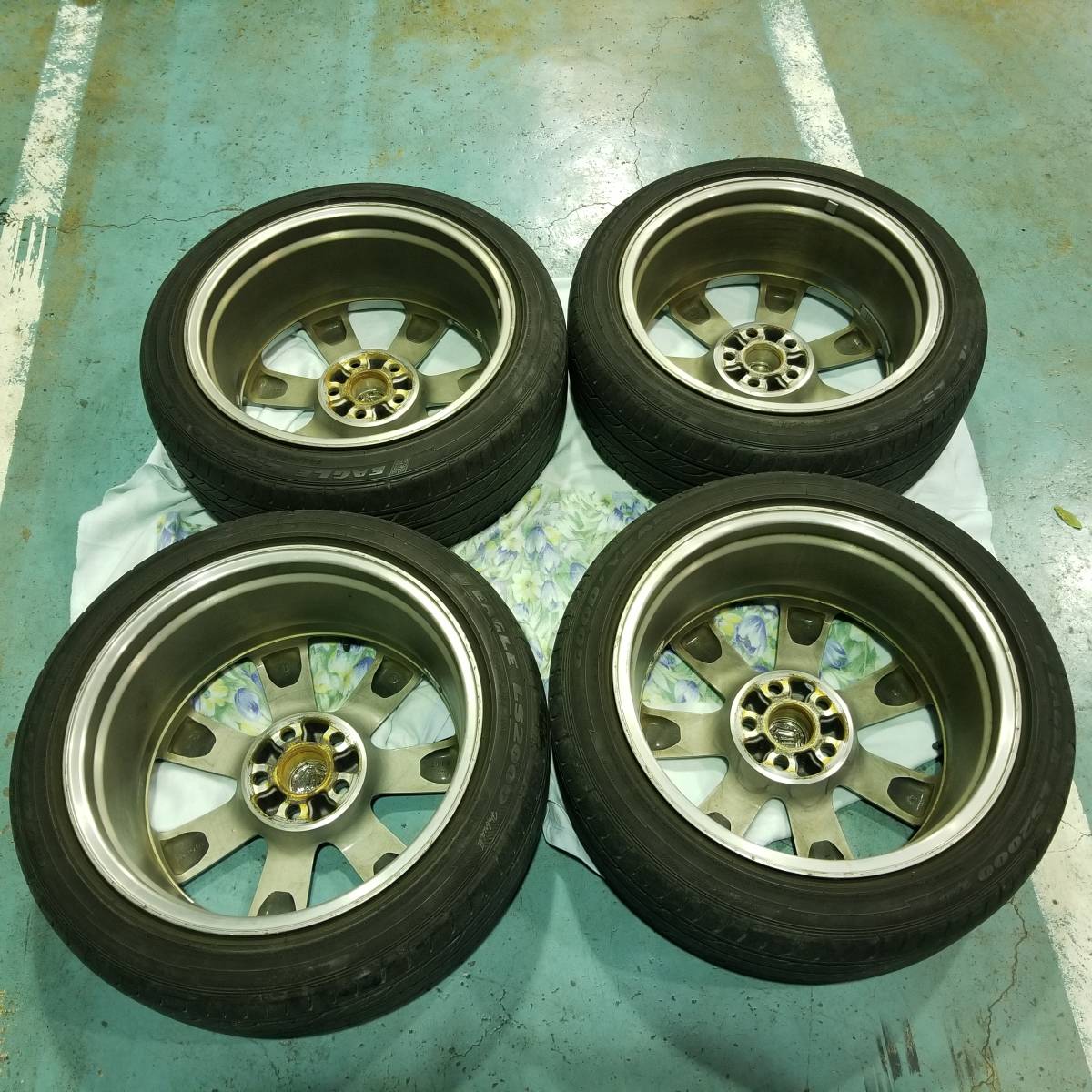 18系 クラウン アスリート 純正 18インチ 8J +50 225/45R18 LS2000 