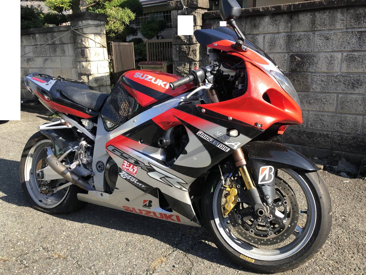GSX-R1000 事故車 EU仕様 - エンジンOK K6 GSX-R600 k5 部品取り Yahoo 