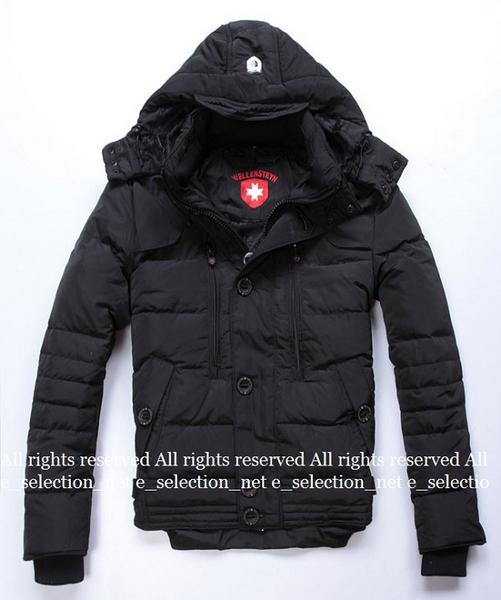2B)ドイツ発*防寒*Wellensteynメンズダウンジャケット(黒L