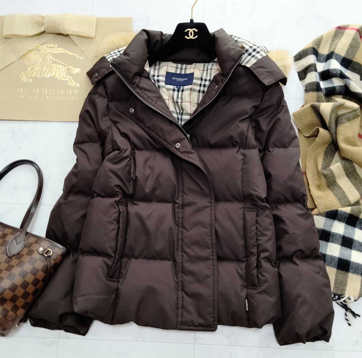 大きいサイズ ☆超美品☆ BURBERRY バーバリーロンドン ダウン 