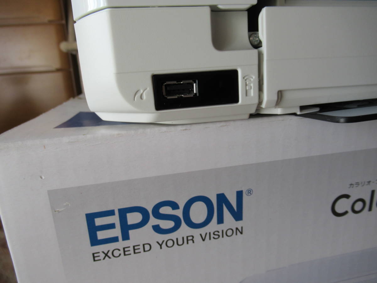 ジャンク品エプソン EPSON EP-808AW元箱、付属品つき ジャンク品エプソン EPSON EP-808AW元箱、付属品つき