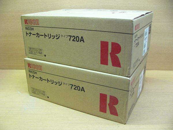 1円◆RICOHリコー純正トナーカートリッジ720A×2箱セット インク