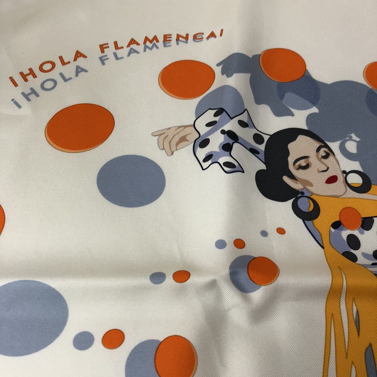 ☆美品1円スタート☆HERMES エルメス カレ90 スカーフ オラ フラメンカ