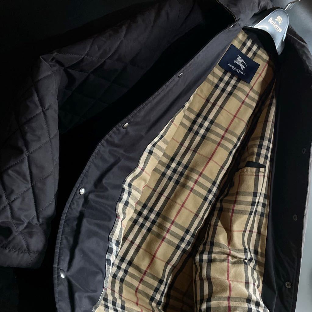 定価10万○超美品BURBERRY LONDON 【最高級キルティング 】○英国紳士