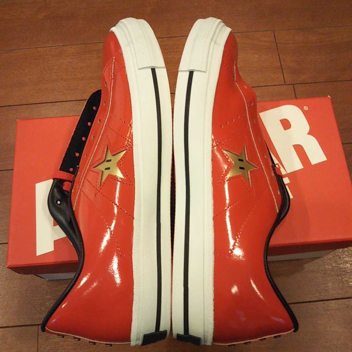 converse ONE STAR J SP MARIO B RED 赤 US9.5 28cm 新品未使用
