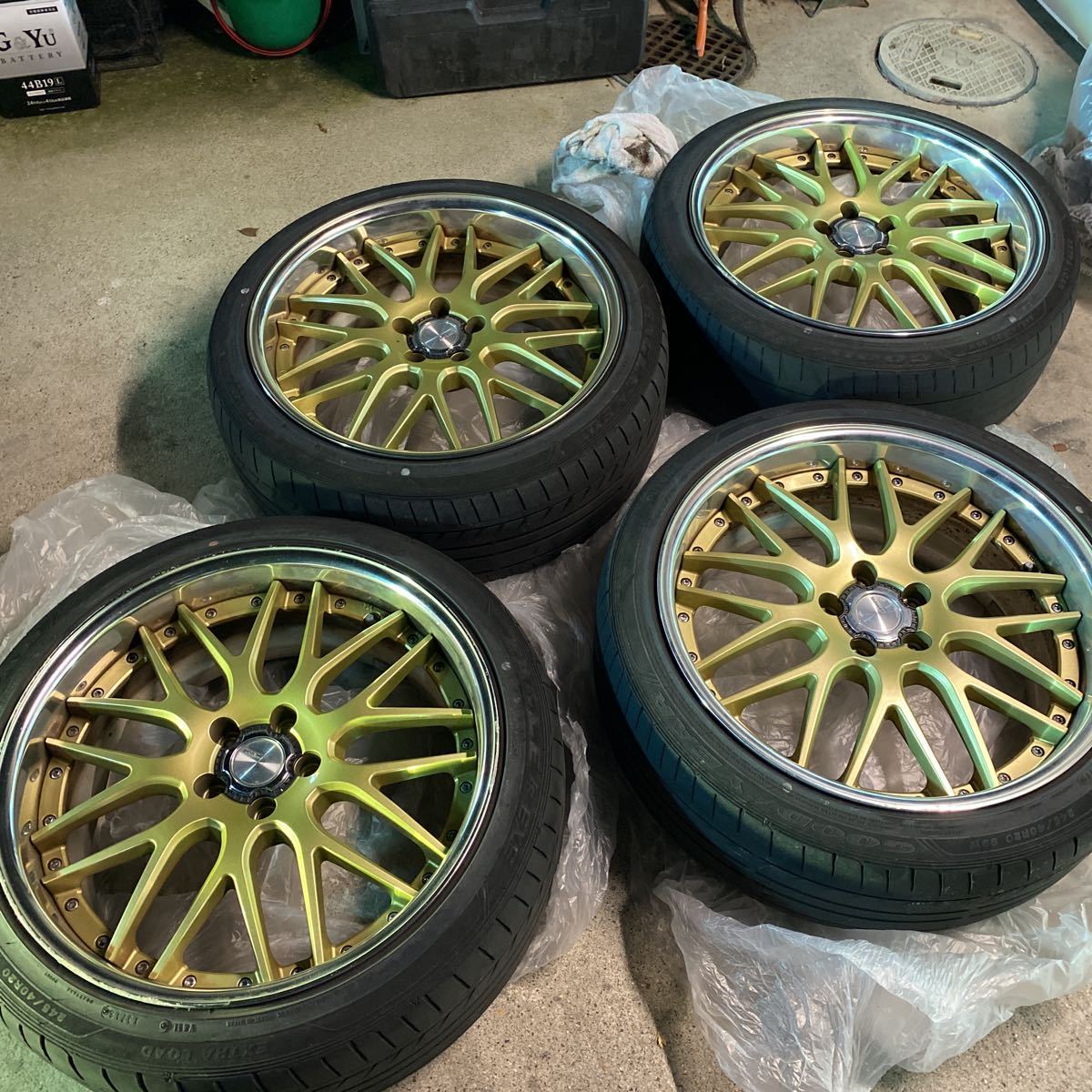 WORK Lanvec LM1 ワーク ランベック ホイール4本セット 20インチ 9J + 
