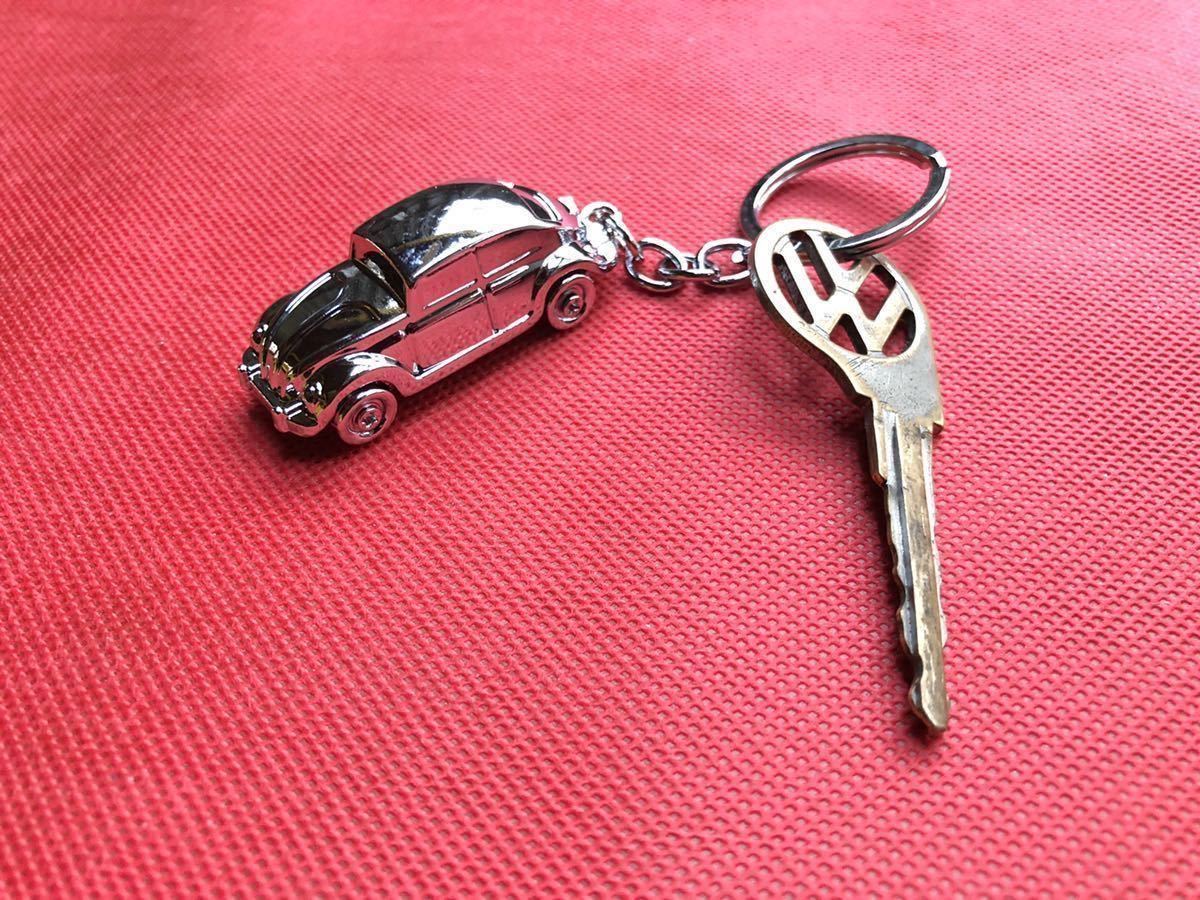 silver ワーゲンビートル・キーホルダー希少！｜車