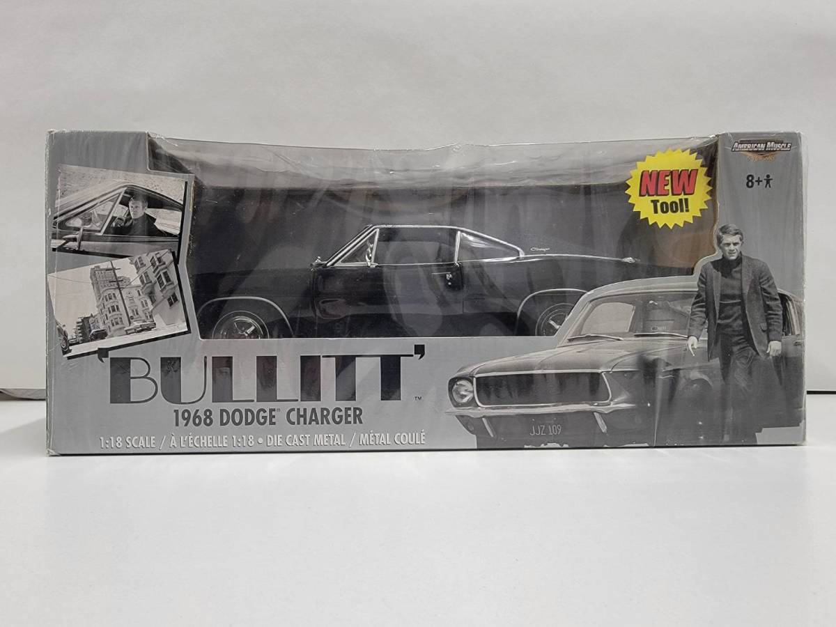 1:18スケール ブリット 1968 ダッジ・チャージャー American Muscle 1 