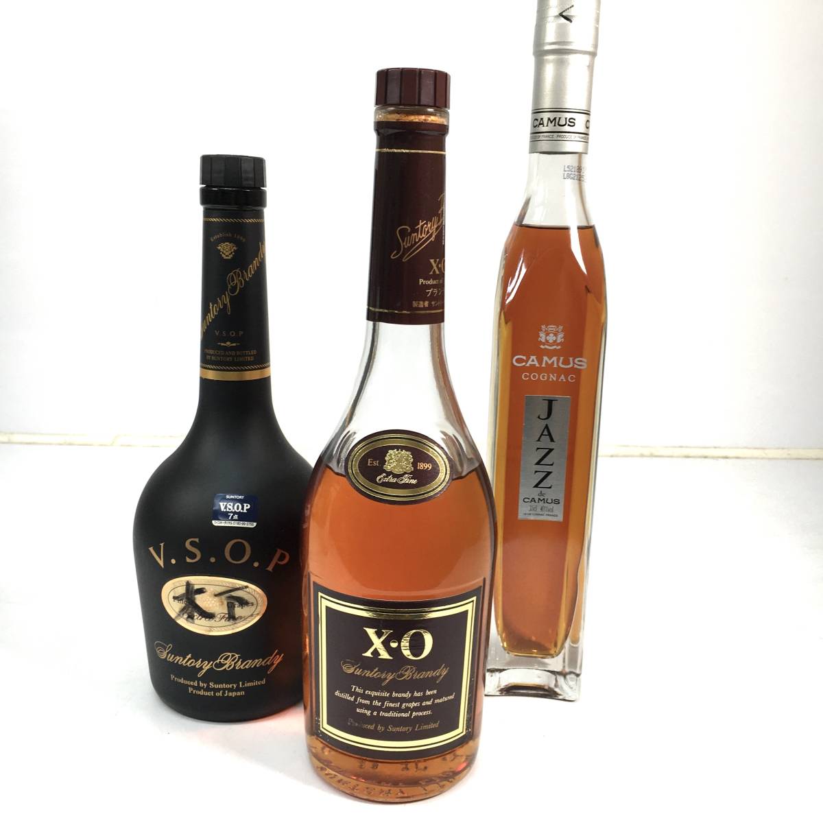 古酒 未開栓 SUNTORY BRANDY XO 1899 エックスオー スリムボトル ブランデー/VSOP /CAMUS/カミュ JAZZ