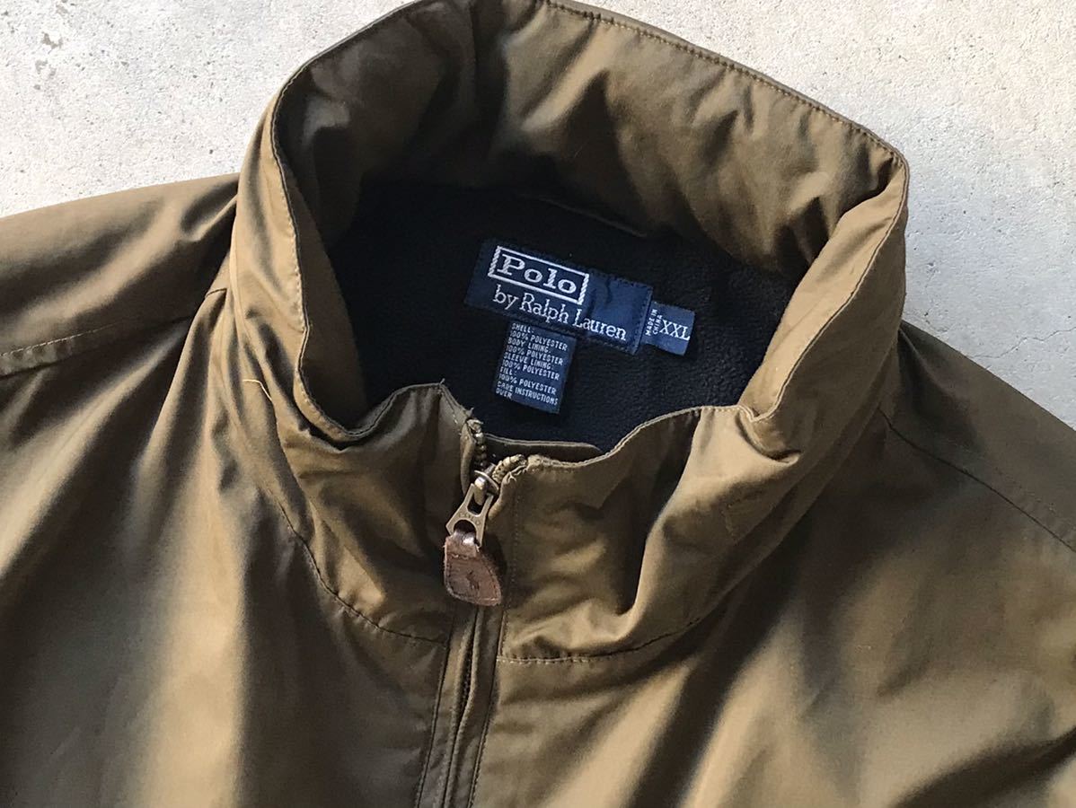 Polo ラルフローレン 裏地フリース 中綿入り スイングトップ XXL