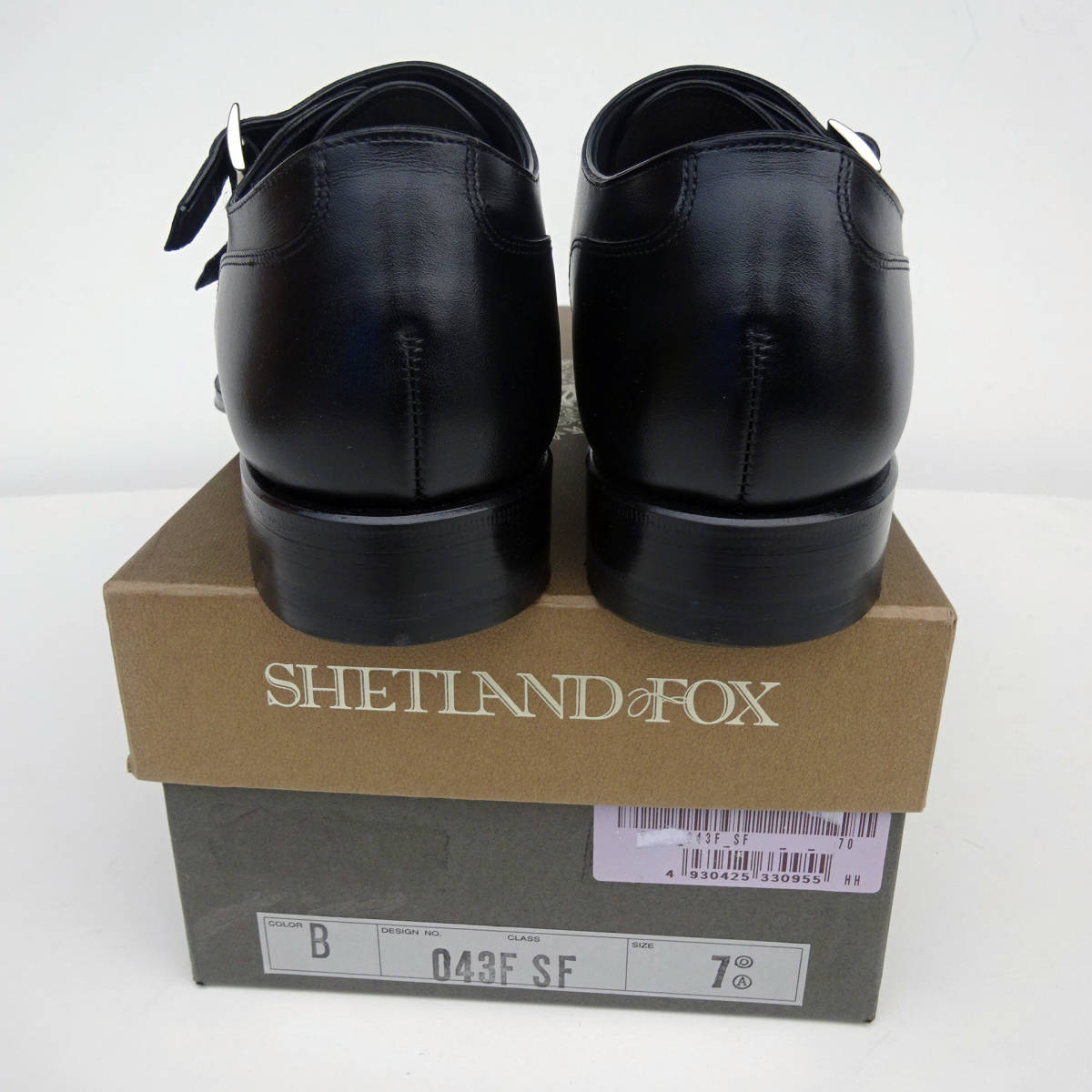 廃盤新品 SHETLANDFOX シェットランドフォックス 043F ダブルモンク 