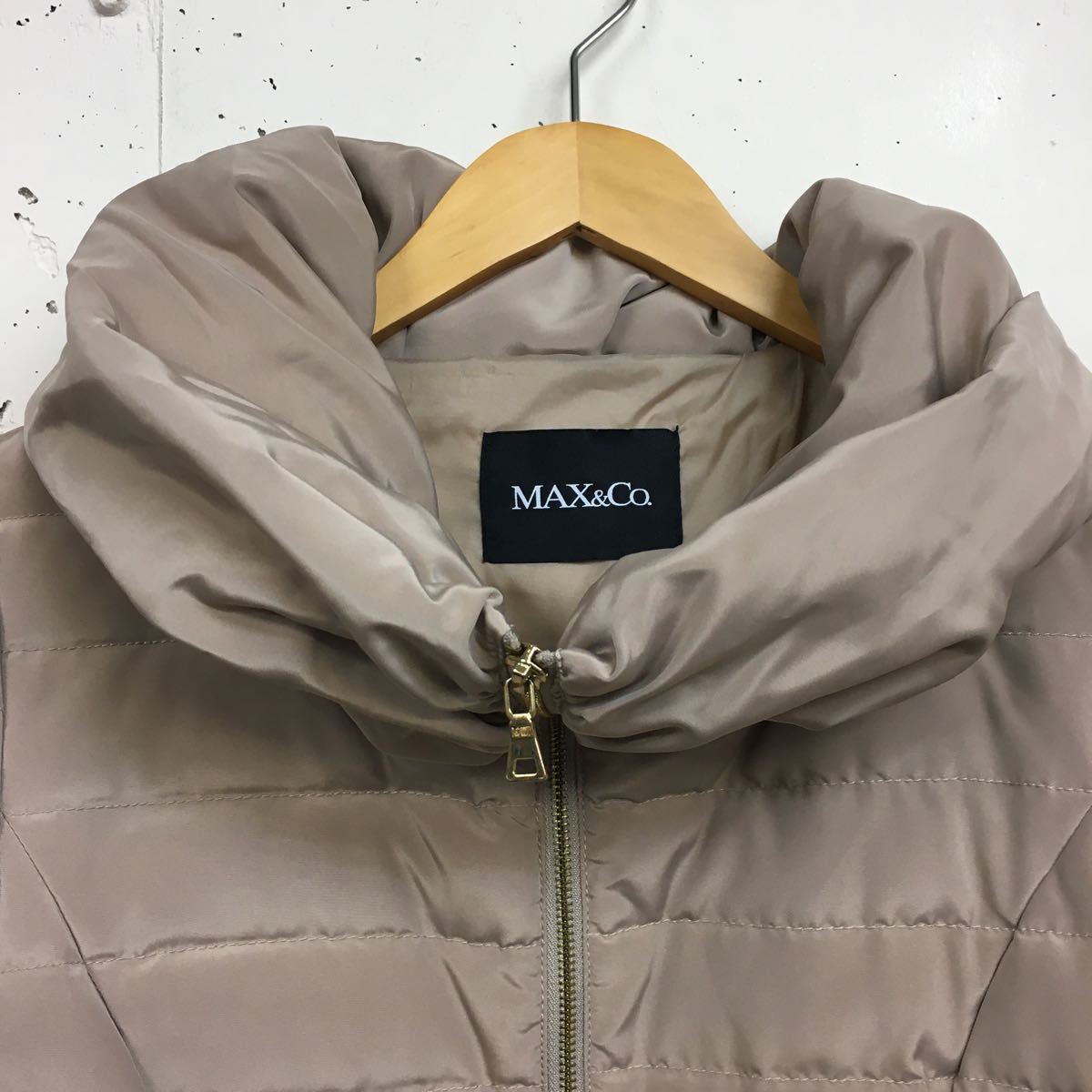 MAX&Co. マックスマーラ マックスアンドコー ボリュームカラー ダウン 