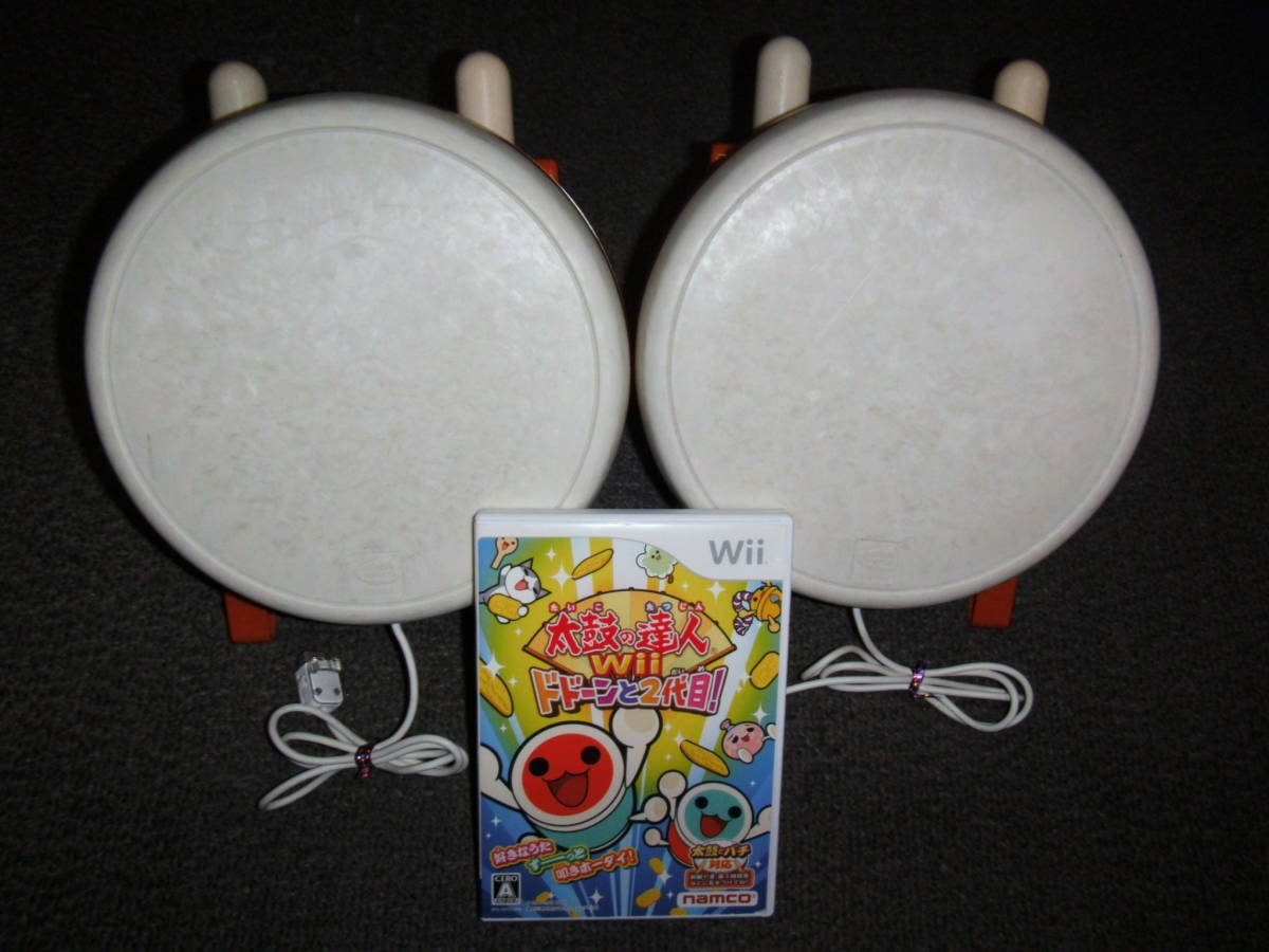 Wii 太鼓の達人wii ドドーンと2代目 タタコン まとめて2個 バチ付き その他 売買されたオークション情報 Yahooの商品情報をアーカイブ公開 オークファン Aucfan Com