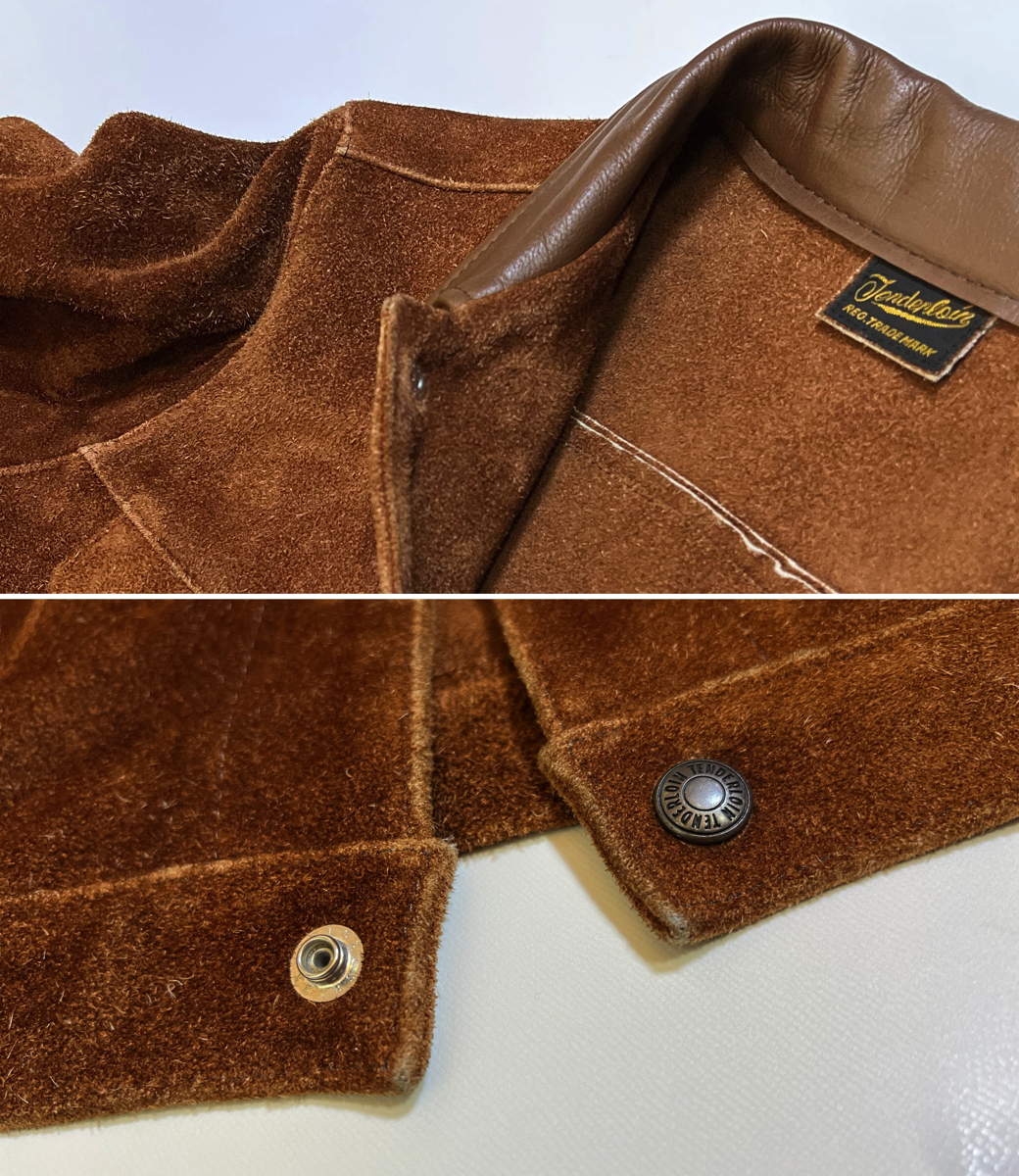 TENDERLOIN T-O.G.L.3RD BS JKT スエード トラッカー レザー 