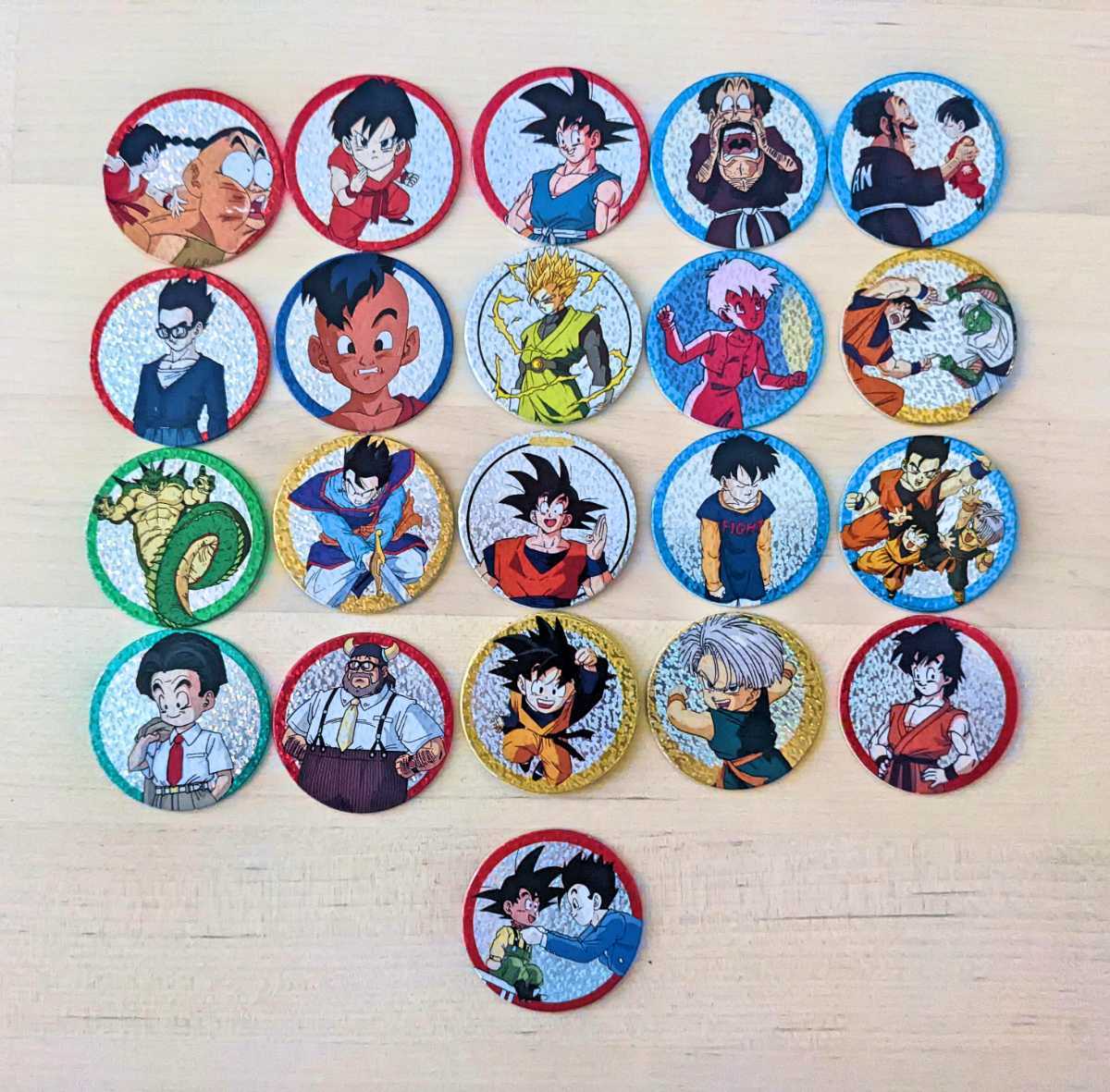ドラゴンボール メンコ セット 200枚以上 ノーマル シルバー ゴールド
