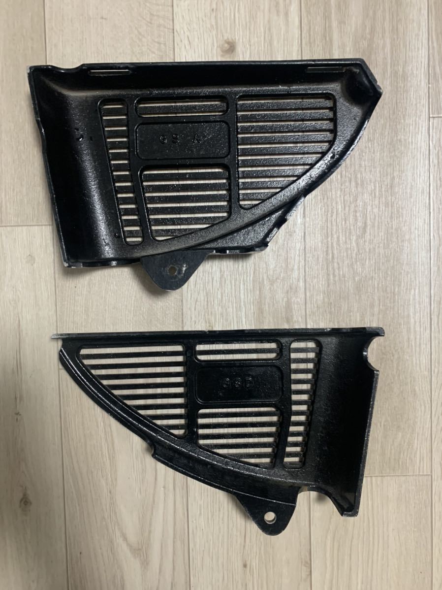 BEET サイドカバー ブラック 中古品（中古 GS400 アルフィン GS400 黒 