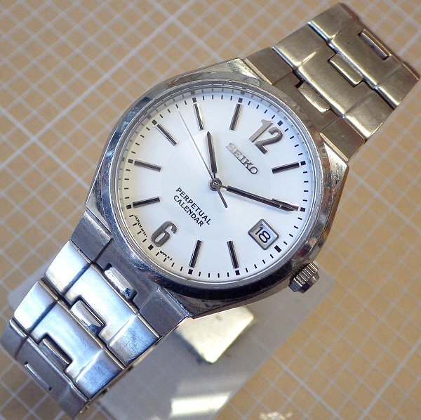 ☆送料無料☆SEIKO PERPETUAL CALENDAR 8F32-00M0 セイコー 