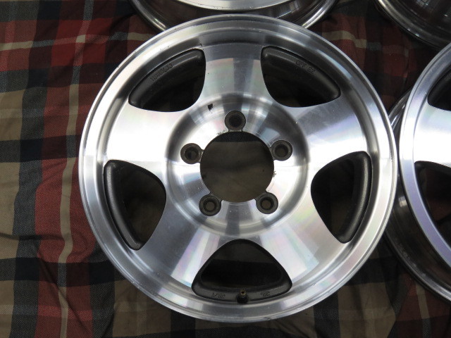 ジムニー ホイール リムポリッシュの通販 オールテレーン | 16インチ 中古（ホイール｜タイヤ・ホイール）：車 スズキ 5&frasl;139.7+22 5.5J-16インチ 純正 4本セット X INSPIRE ショウワガレージ ジムニーjb23」の人気商品一覧