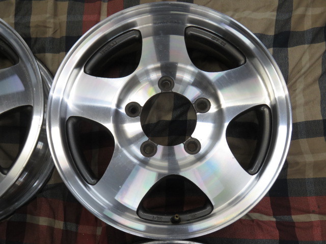 ジムニー ホイール リムポリッシュの通販 オールテレーン | 16インチ 中古（ホイール｜タイヤ・ホイール）：車 スズキ 5&frasl;139.7+22 5.5J-16インチ 純正 4本セット X INSPIRE ショウワガレージ ジムニーjb23」の人気商品一覧