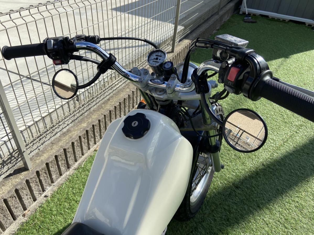 ヤマハ♦TW 225 定番ロンスイスカチューン♦タイヤ、チューブ前後新品   ♦値下げ交渉大歓迎 ヤマハ TW225E ロンスイ スカチューン タイヤ前後新品 シート