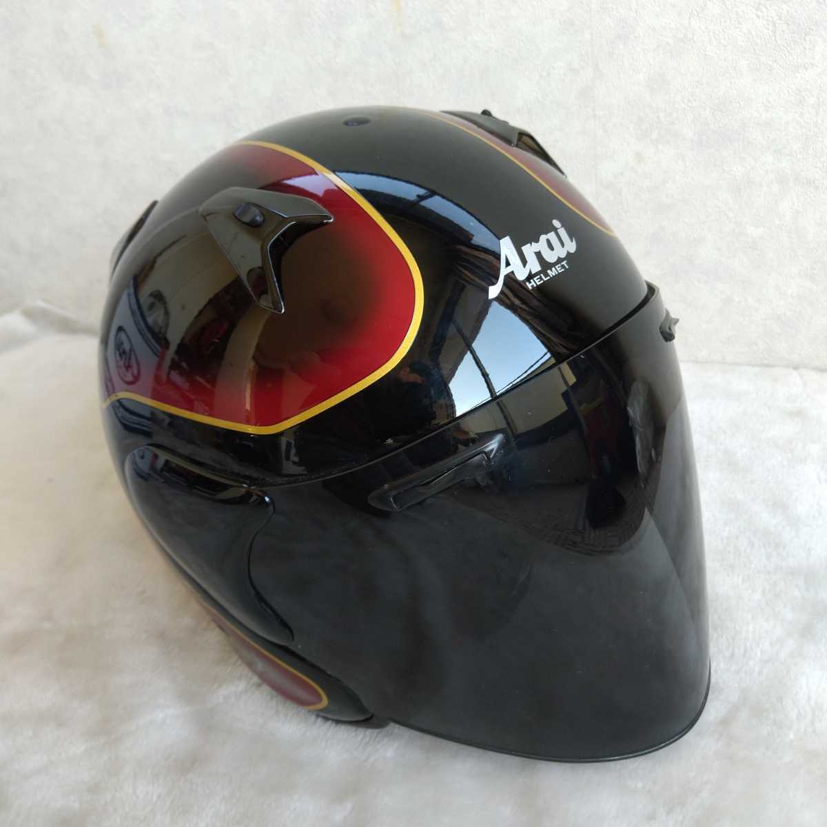 Arai SZ-G VINTAGE アライ ヴィンテージ 61-62 XL 限定 黒/赤 使用 