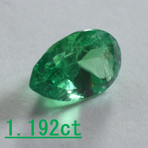 ◆1円～/宝石物語/コロンビア産天然エメラルド 1.192ct 日ソ付！