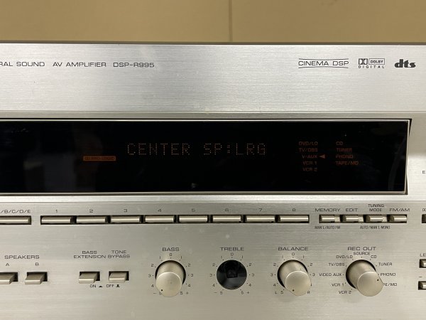YAMAHA DSP-R995 AVアンプ 通電確認済 ジャンク品 210916 アンプ