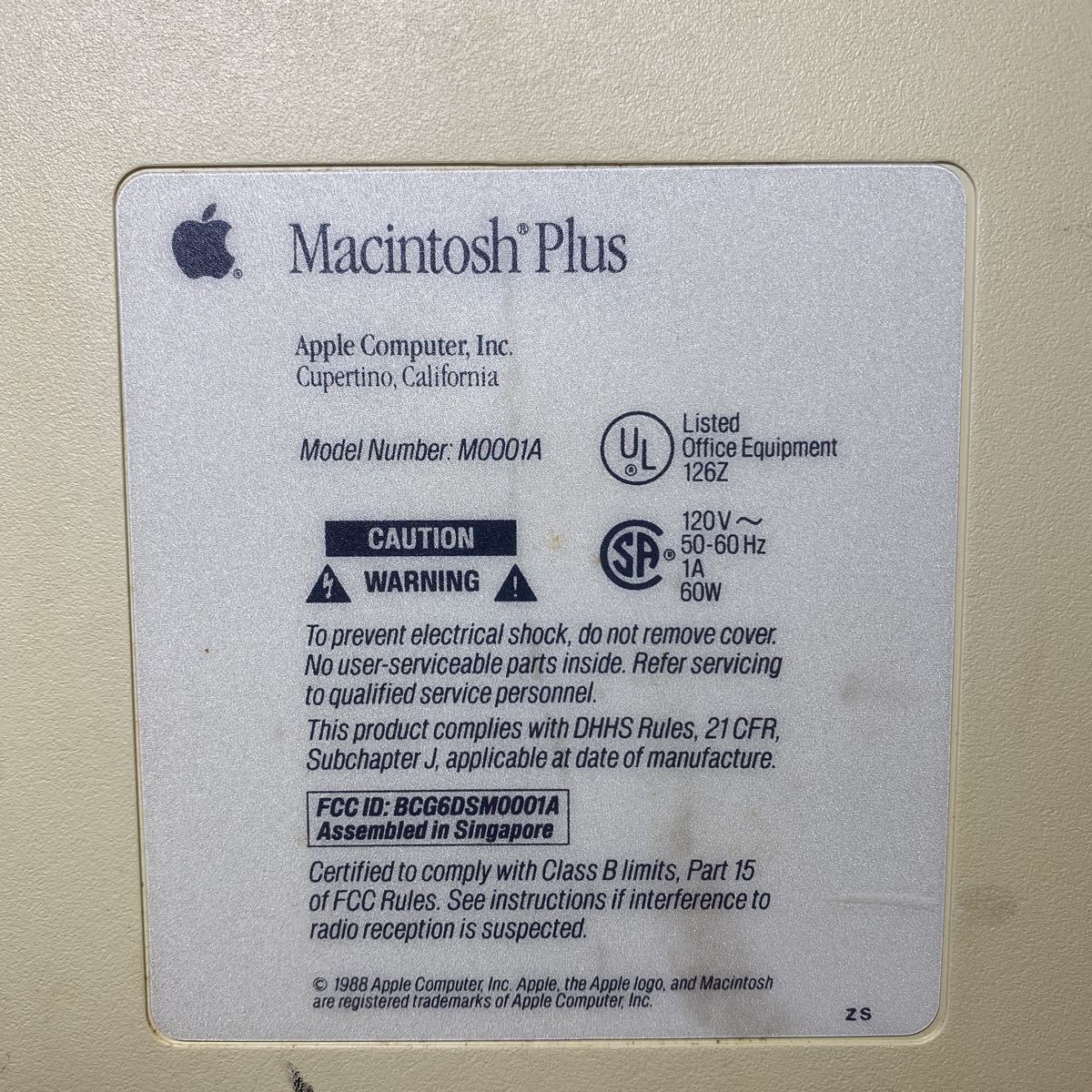 PC98M-153 激安 レトロ モニタ一体型 Apple Macintosh Plus [ Model 