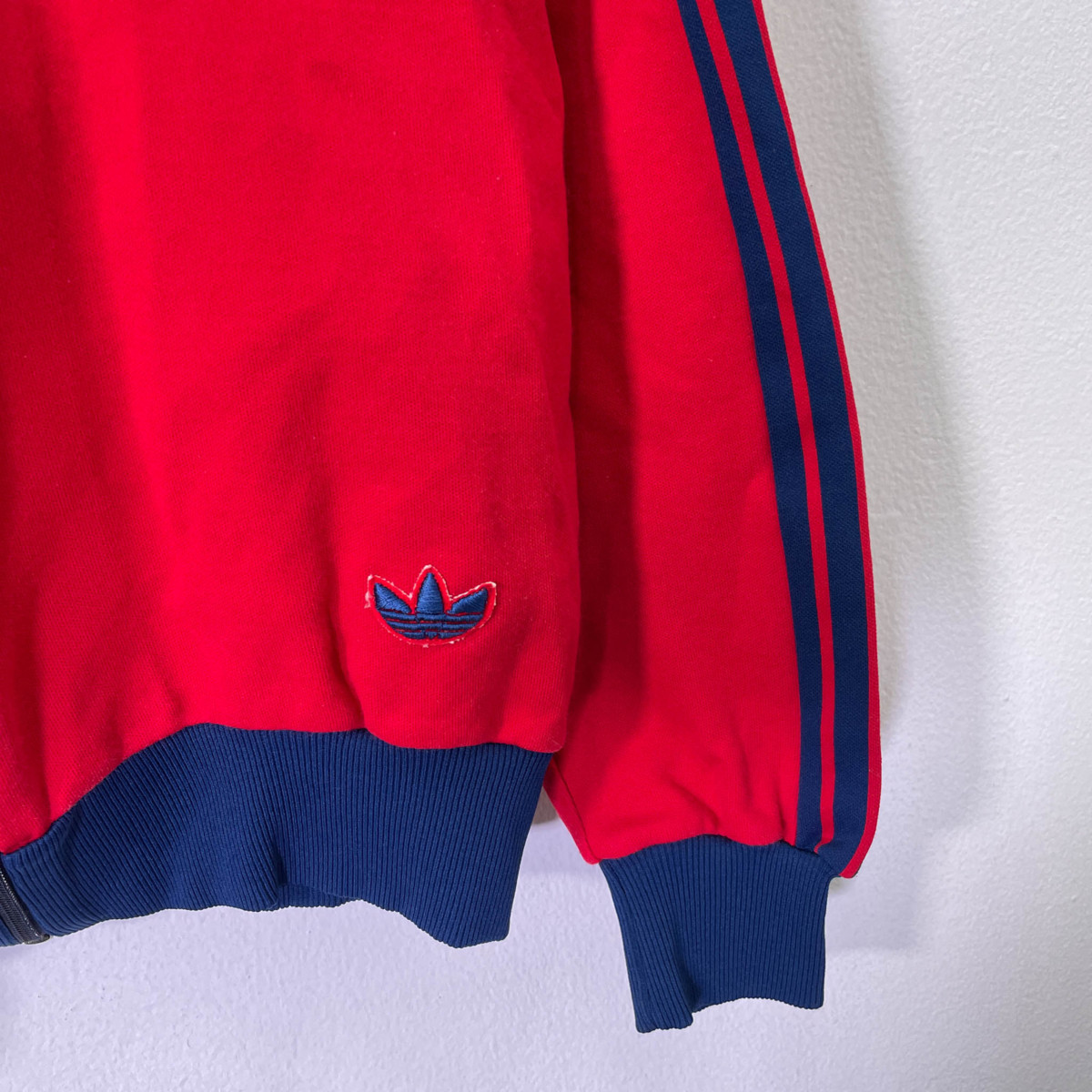 ビンテージ 70s 80s◇adidas アディダス 西ドイツ製 裾ロゴワッペン 