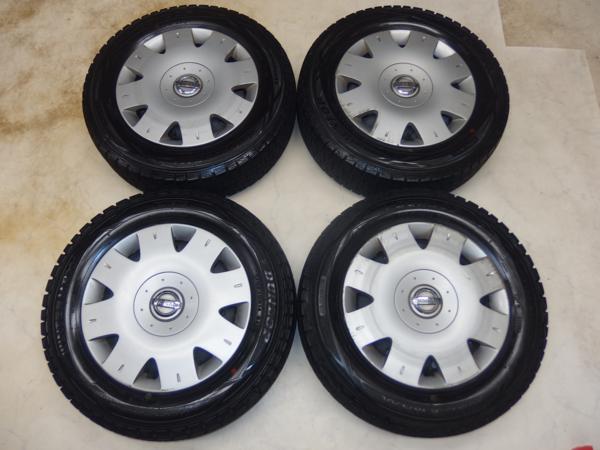 日産B15サニー純正スタッドレス付175/70R14 14x5 4H114.3 4本