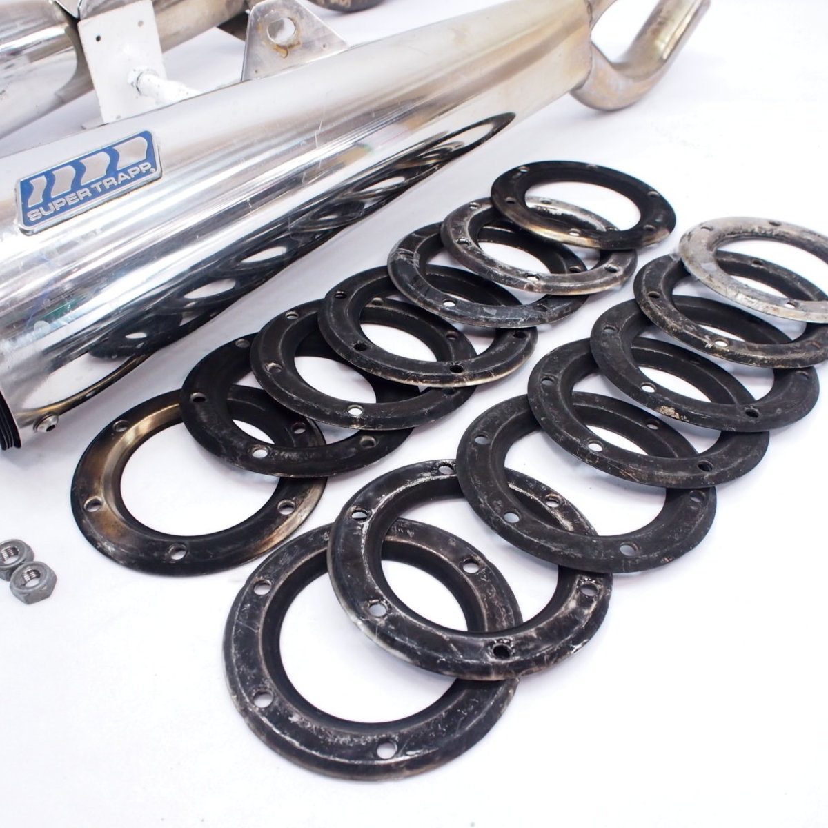 V-MAX1200スーパートラップ.スリップオン5インチ.メガホン.マフラー 
