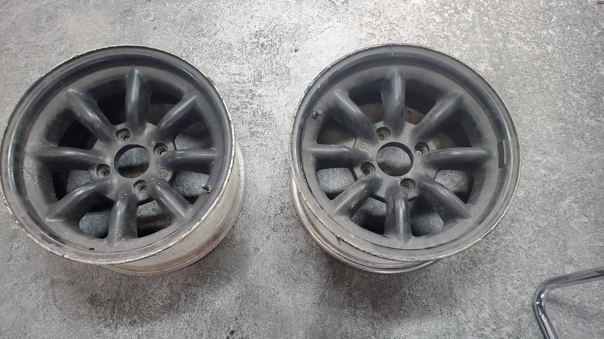 ワタナベ 8スポーク 4穴 15インチ 8j 2本セット 【公式通販】