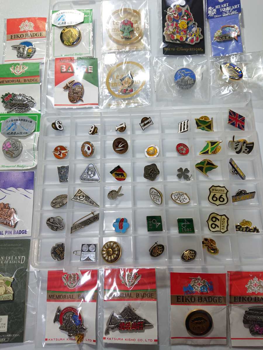 1円～EIKO BADGE 他 登山記念 昭和レトロ 海外 ルート66 バッジ 