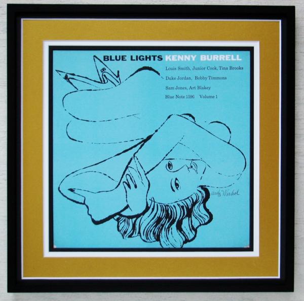 ケニー・バレル/レコジャケ・ポスター額装/Warhol/Kenny Burrell