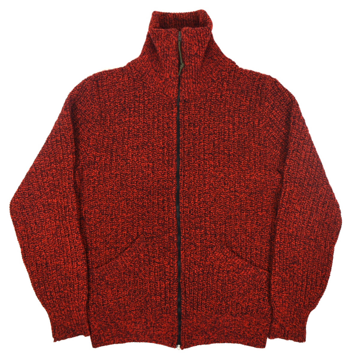  USA製 1980s L.L.Bean Full zip knit jacket S L Red&times;Black ヴィンテージエルエルビーン フルジップニットジャケット TALONジッパー(男性用)｜売買されたオークション情報、yahooの商品情報をアーカイブ 男性用