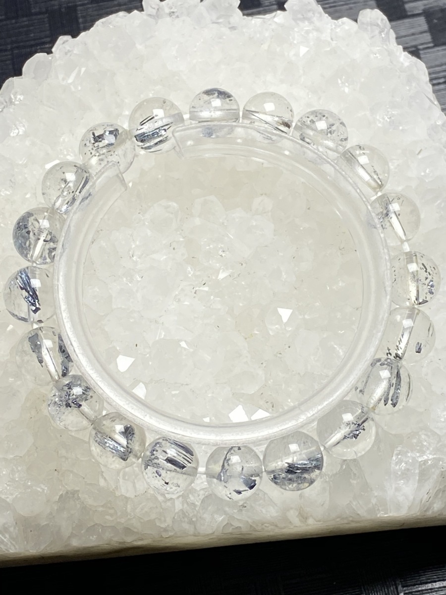 0603m961 天然石☆【30Aアイスインカローズ】☆ ブレス 6.5mm インカ