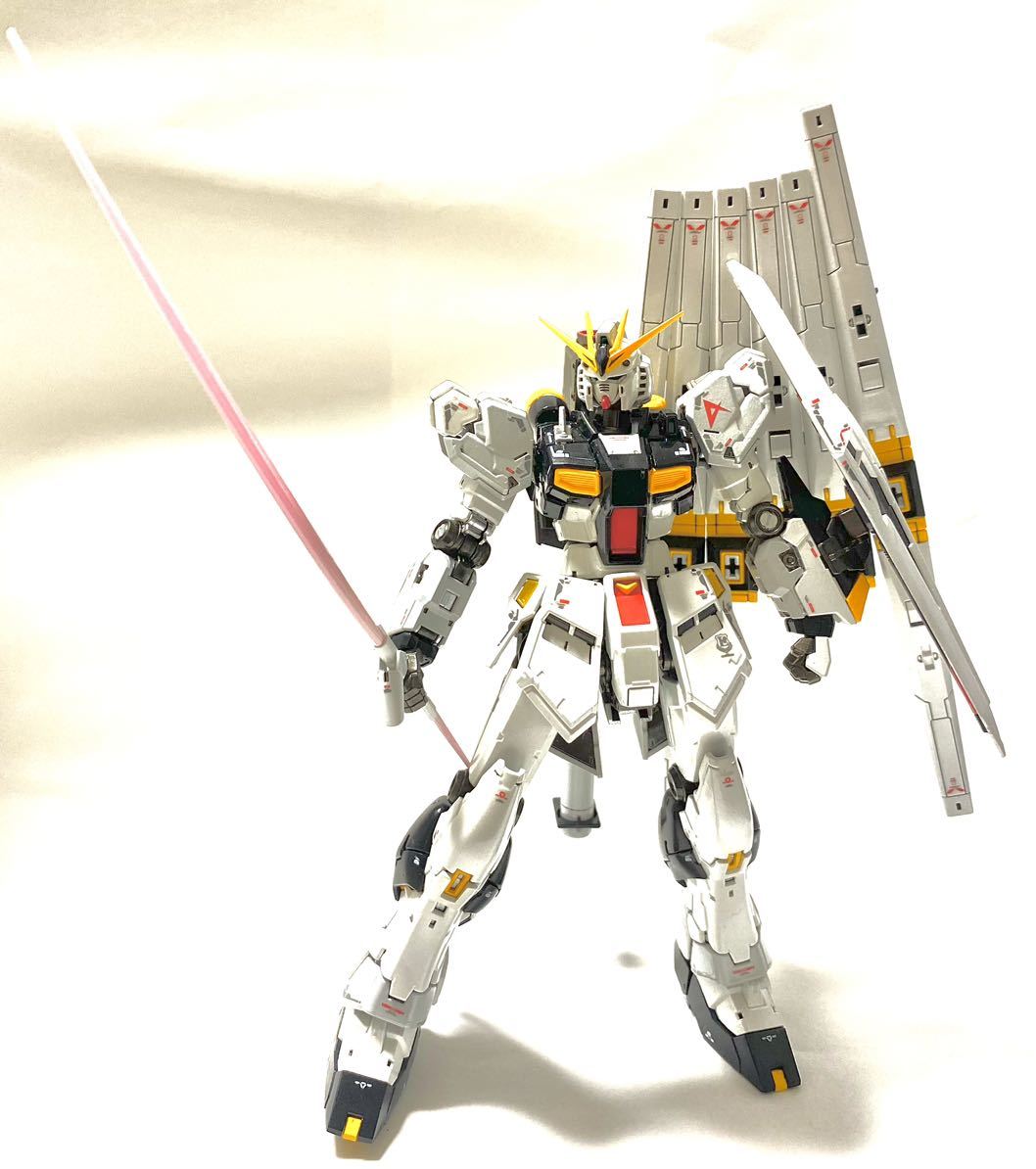 プレバン RG 1/144 νガンダム HWS 全塗装 完成品(完成品)｜売買された