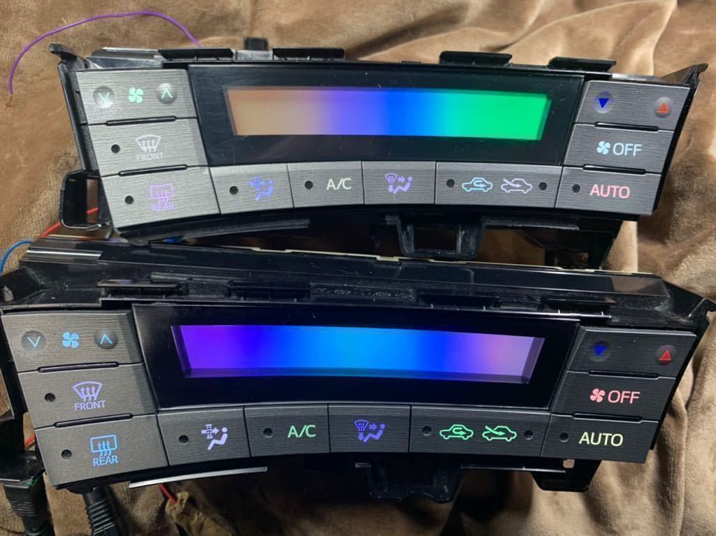 自動色変化仕様】ZVW30 プリウス 後期 エアコンパネル LED打ち 自動色変化仕様】ZVW30 プリウス 後期 エアコンパネル LED打ち