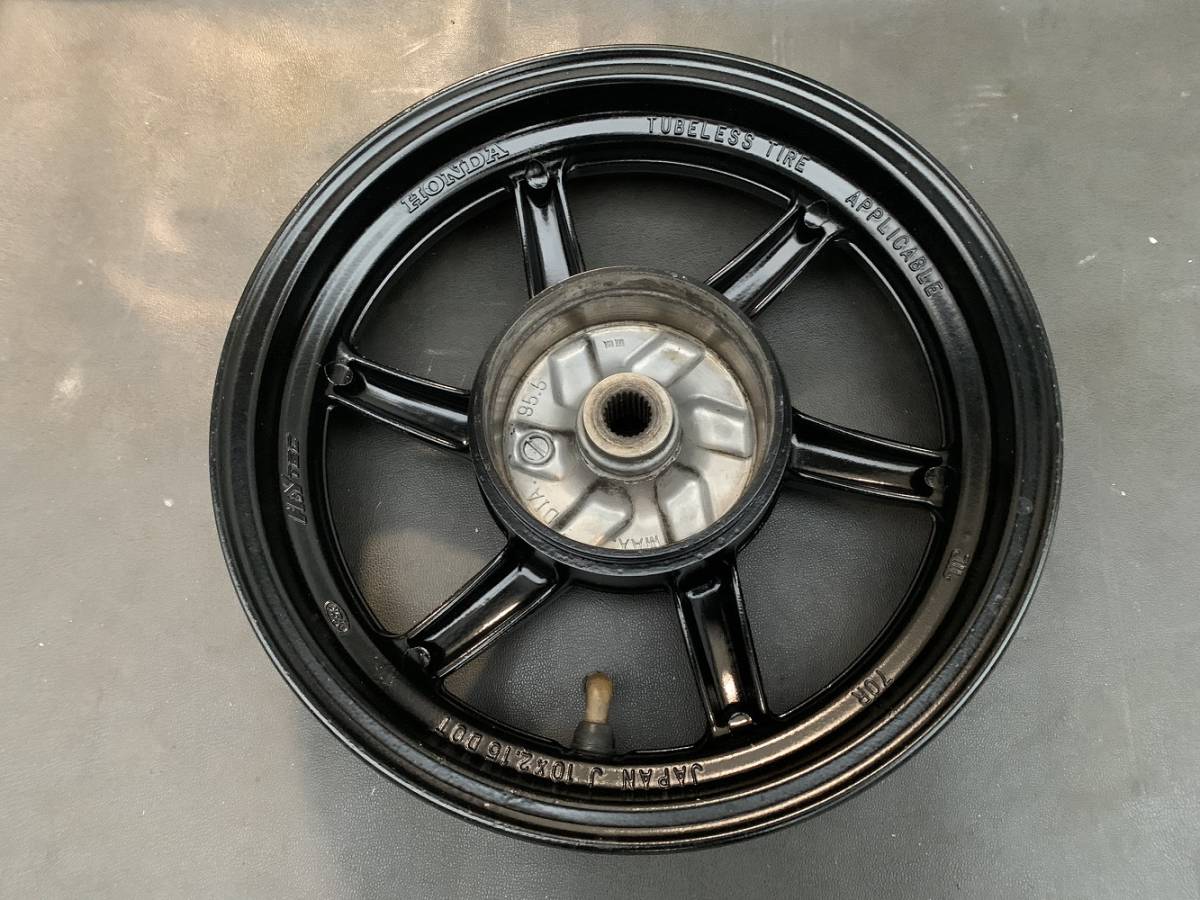 ズーマー、ライブディオZX用フロントホイール綺麗 ライブディオZX