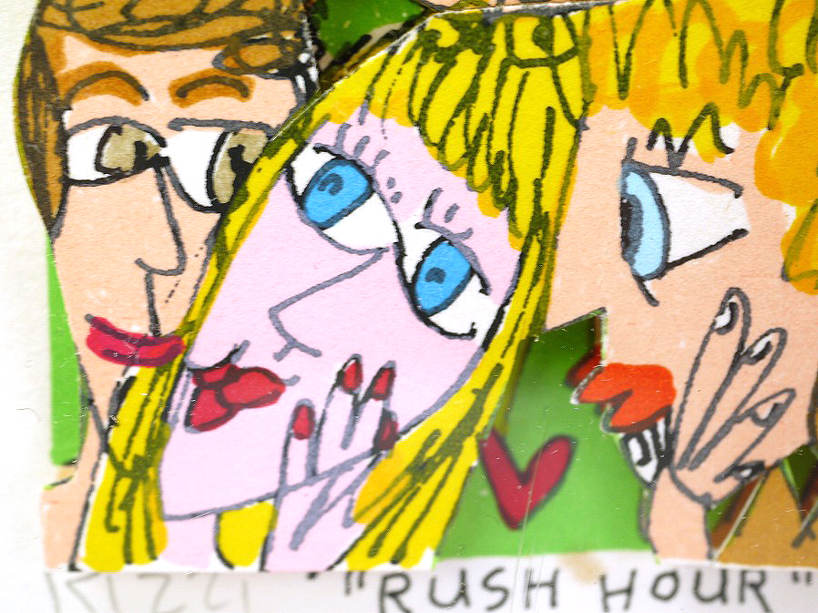 3Dシルクスクリーン Yahoo!オークション 真 HOUR□絵画 RUSH 版画 BIG